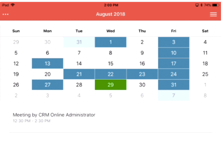 Month view