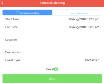 Leave/Meeting