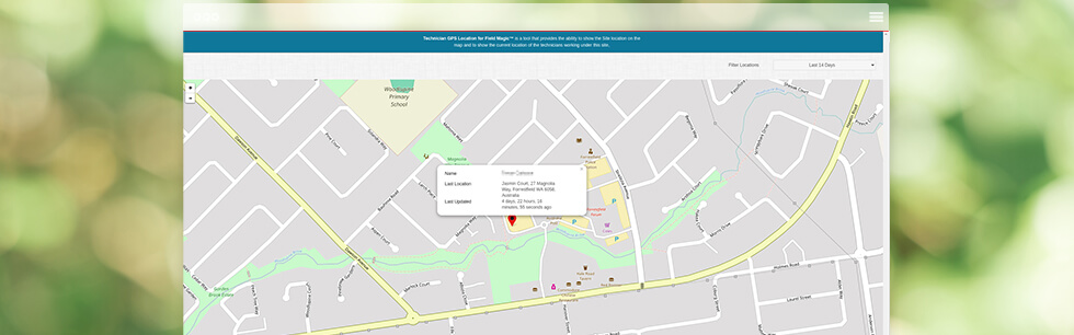 Technician GPS Tracking