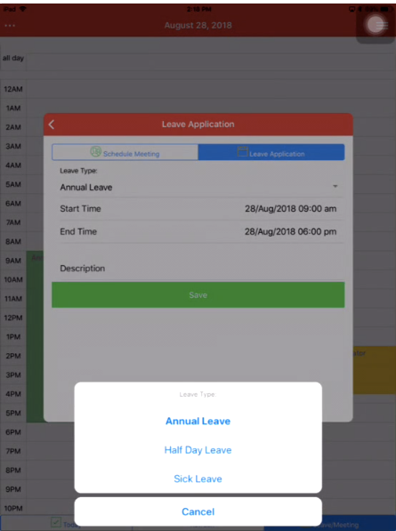 Leave Application