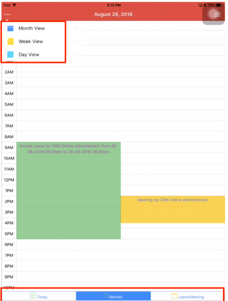 mobile schedule
