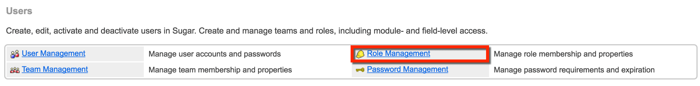 Select Permissions